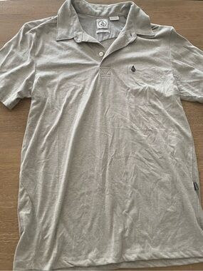 Volcum grey polo Small